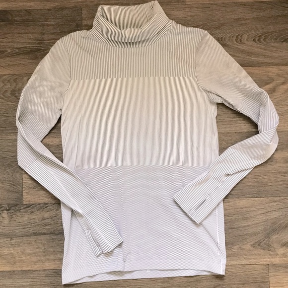 Athleta Tops - Athleta Flurry Base Layer Tonal Blend long sleeve turtleneck shirt size Large